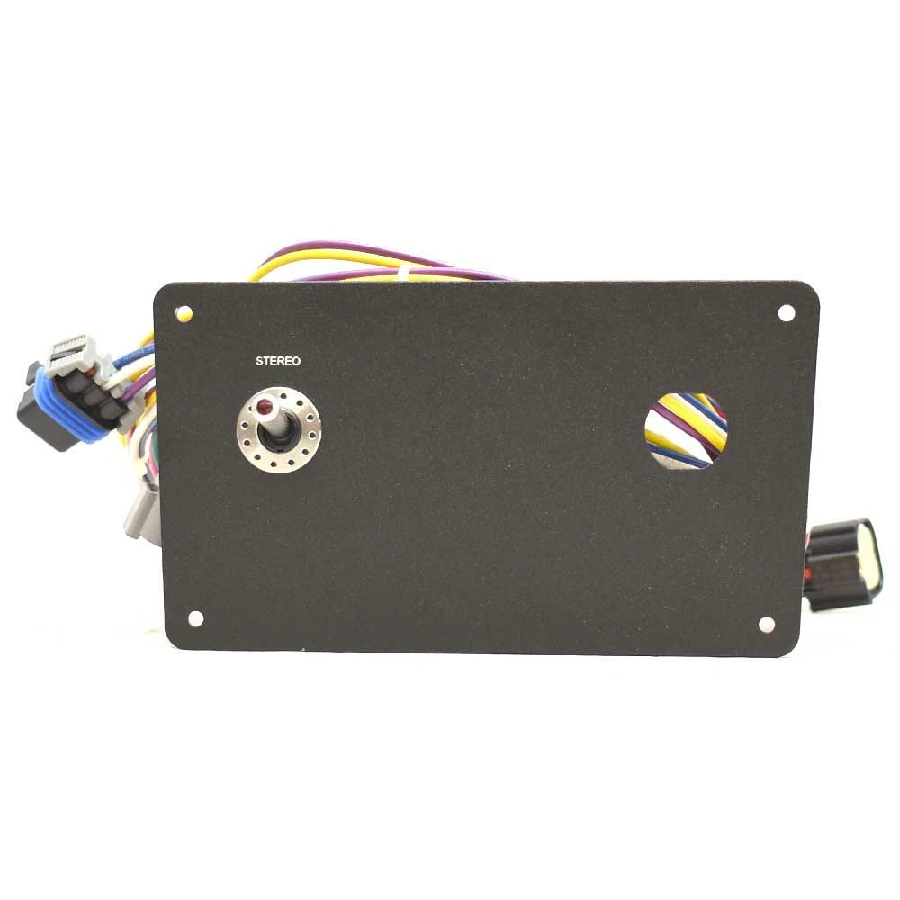Four Winns Boat Stereo Switch Panel 025-5322 - 6 3/4 X 3 3/4 Inch Black
