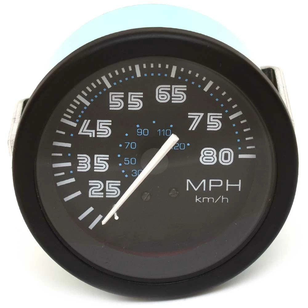 Teleflex Marine Boat Speedometer Gauge 30511 - Prism 3 1/4 Inch Black