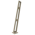 Bayliner Boat Windshield Support Bracket - 11 1/8 Inch Taupe Aluminum
