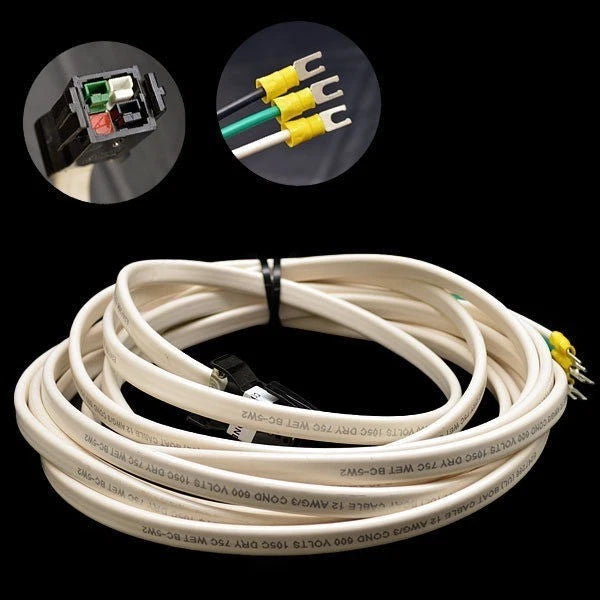 Rinker E247266 White 22 Ft 12 Awg - 3 Boat Coax Wire Cable