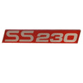 MasterCraft Boat Decal 759619 - 08 SS 230 Red Silver Vinyl 7 1/2 Inch