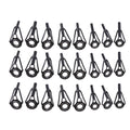 24pcs Fishing Rod Tip Repair Kit Stainless Steel Ceramic Ring Guide Tips