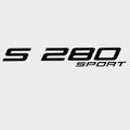 Pursuit Boat Model Decal 5455340 - S280 Sport Black Sticker