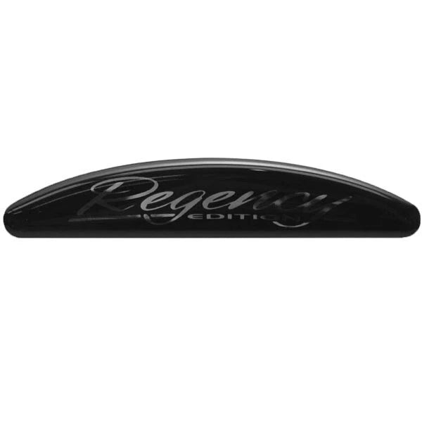 Regency Boat Raised Decal 167968 - 2 7/8 X 1/2 Black and Silver