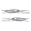 Ultracraft Boat Decals - Stealth - Trophy Logo Stickers (kit)