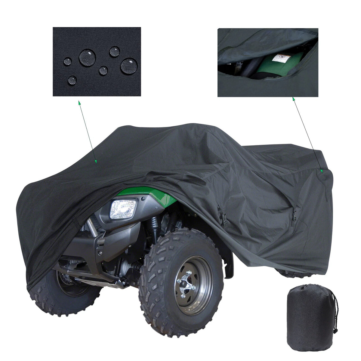 Polaris Hawkeye 300 4x2 Deluxe Trailerable Storage ATV Cover Heavy Duty Dry-Tech