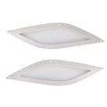 Tracker Boat Engine Vent Covers - Stainless Steel (set of 2)