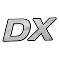Crestliner Boat Model Decal 2246117 - DX Silver Sticker