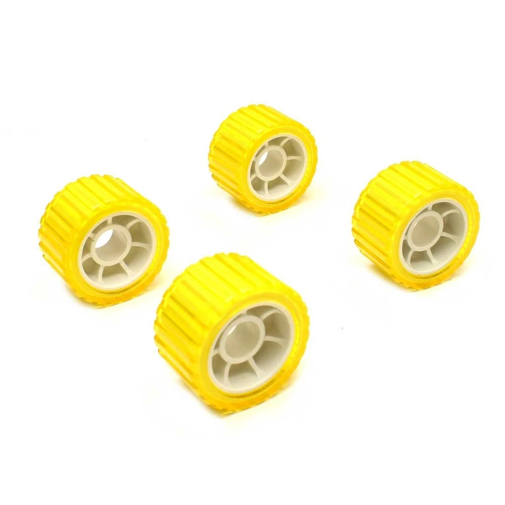 Tie Down Boat Trailer Rollers 86144-1b - Amber 5 Inch (set of 4)