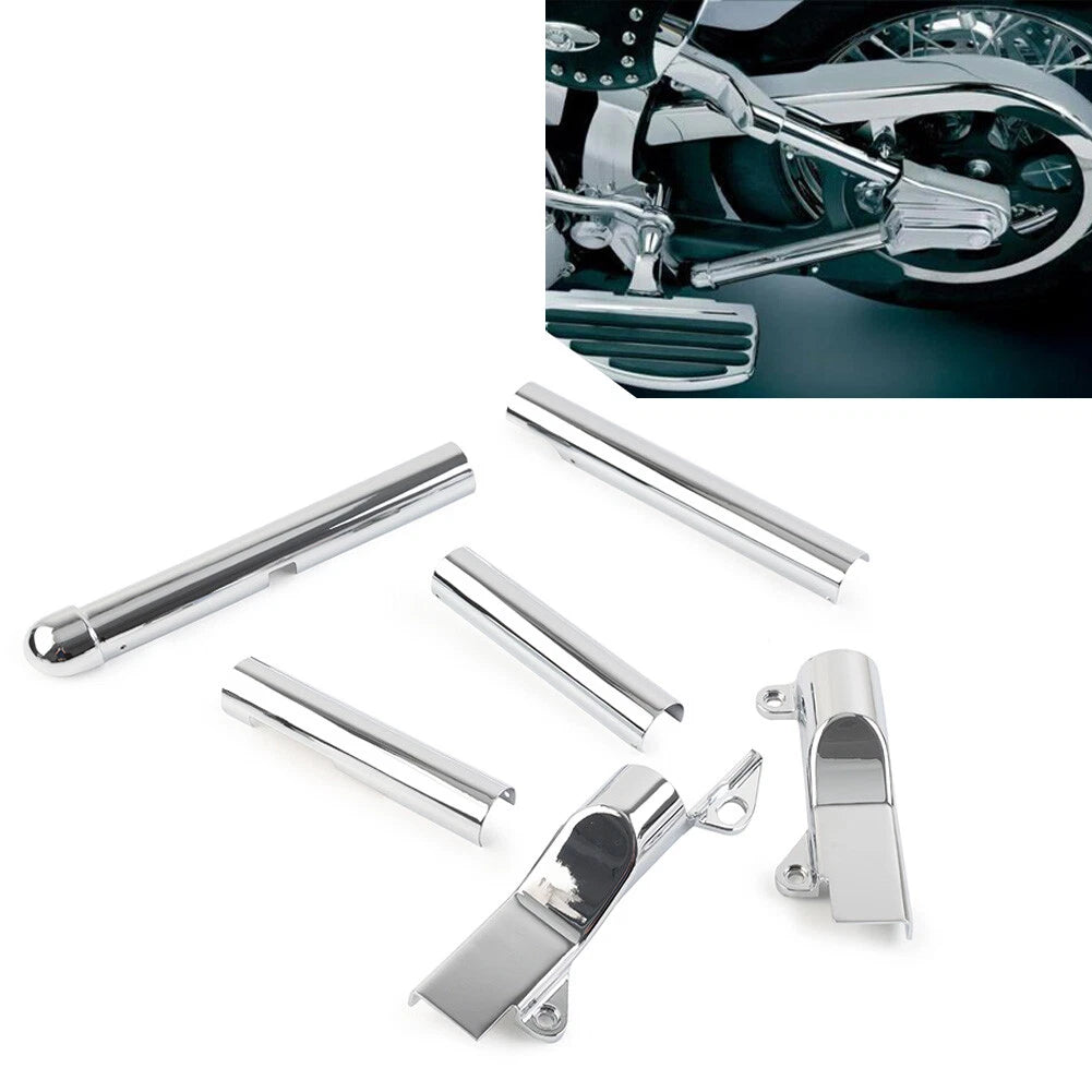 US Rear Swingarm Tube Covers for Harley Davidson Softail 2000-2007 US