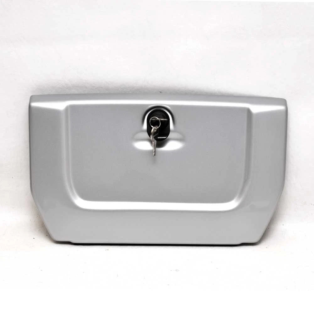 Lund Boat Glove Box Door 2231283 - Silver Black 14 X 8 Inch Locking