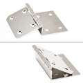 Gemlux Boat Offset Hinge - 3 1/4 X 3 1/2 Inch Stainless Steel
