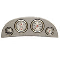 Lund Boat Gauge Panel 2109117 - 16 7/8 X 6 Inch Spun Silver Series