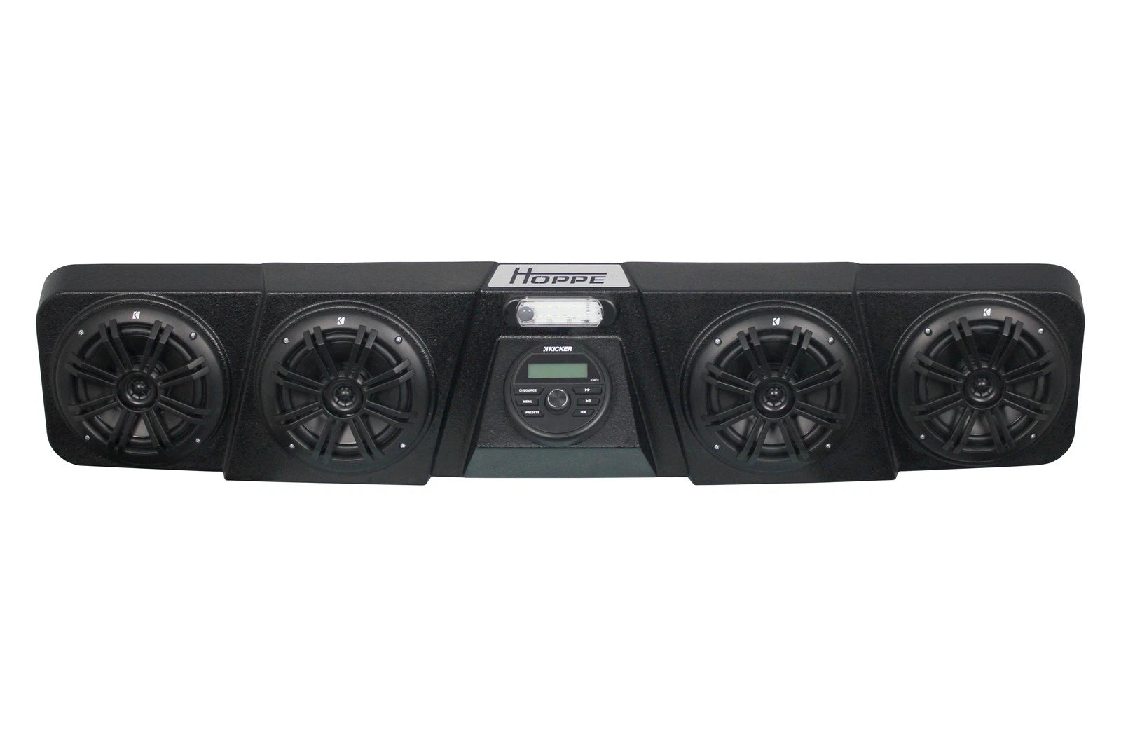 HOPPE Audio Mini Marine UTV Speakers with RGB LED & Bluetooth for Can-Am &