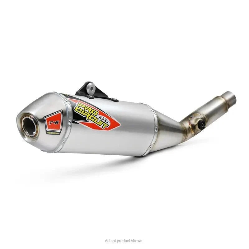 Pro Circuit T-6 Stainless Slip-On Muffler for Kawasaki KX450 2019-2023