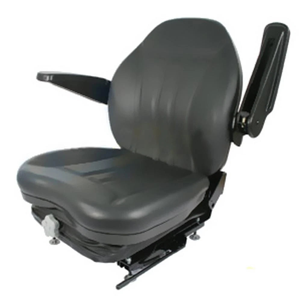 High Back Black Industrial Seat Fits Case/Internati Onal Harvester Universal Mode