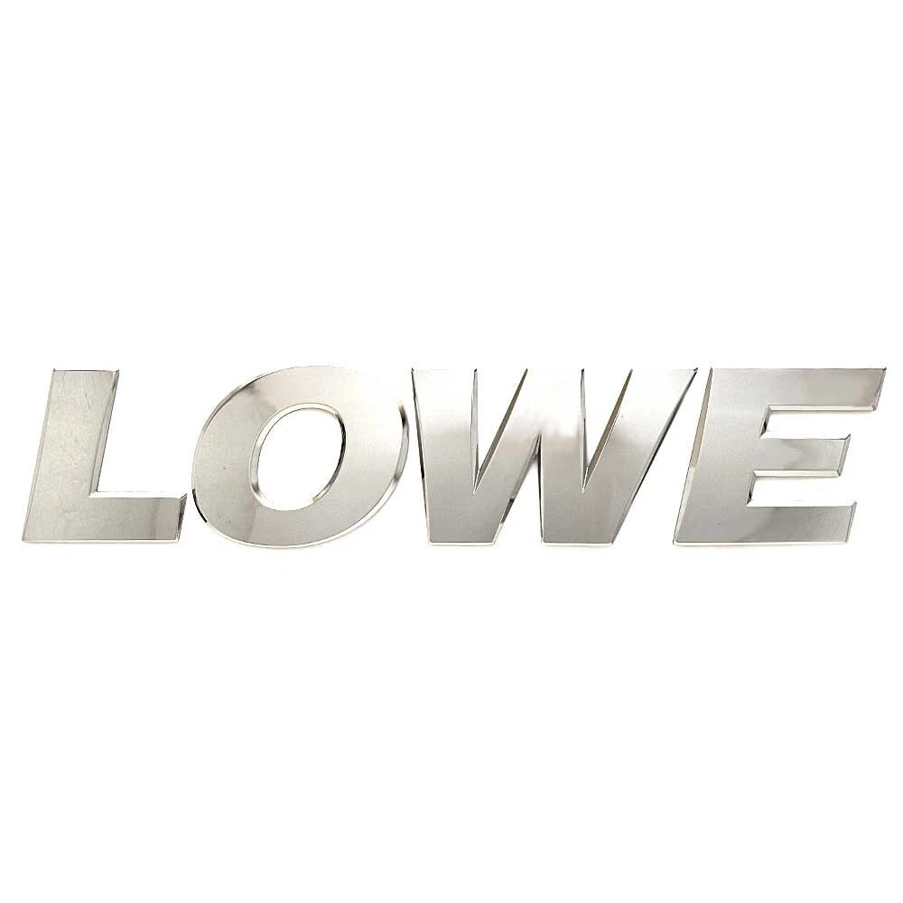 Lowe Boat Raised Decal 2160424 - 224 Sport Deck Silver Hard Plastic