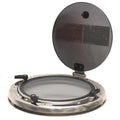 Bomar Boat Portlight Window - 10 3/4 Inch Silver Stainless Steel