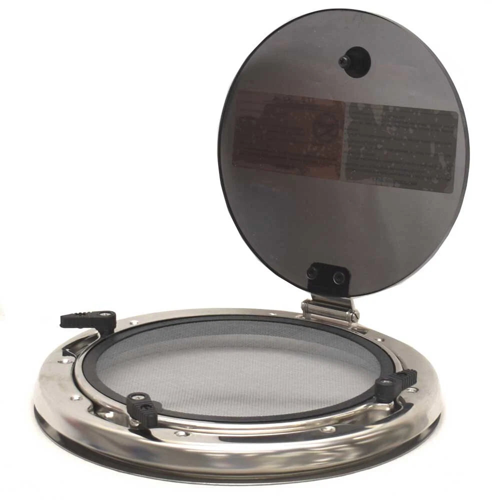 Bomar Boat Portlight Window - 10 3/4 Inch Silver Stainless Steel