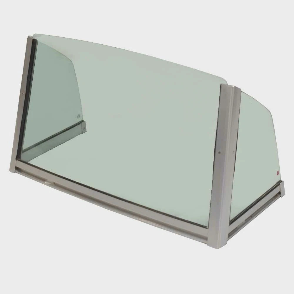 Mako Boat Glass Windshield 160664 - 284 CC 36 1/8 Inch Green (3PC)