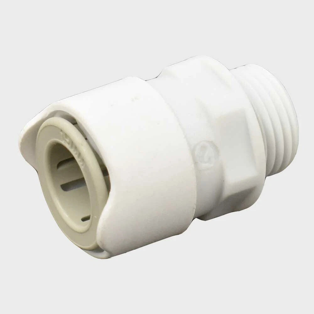 Whale Marine Boat Connector Fitting 1 3/4" - White Universal 15mm (kit)
