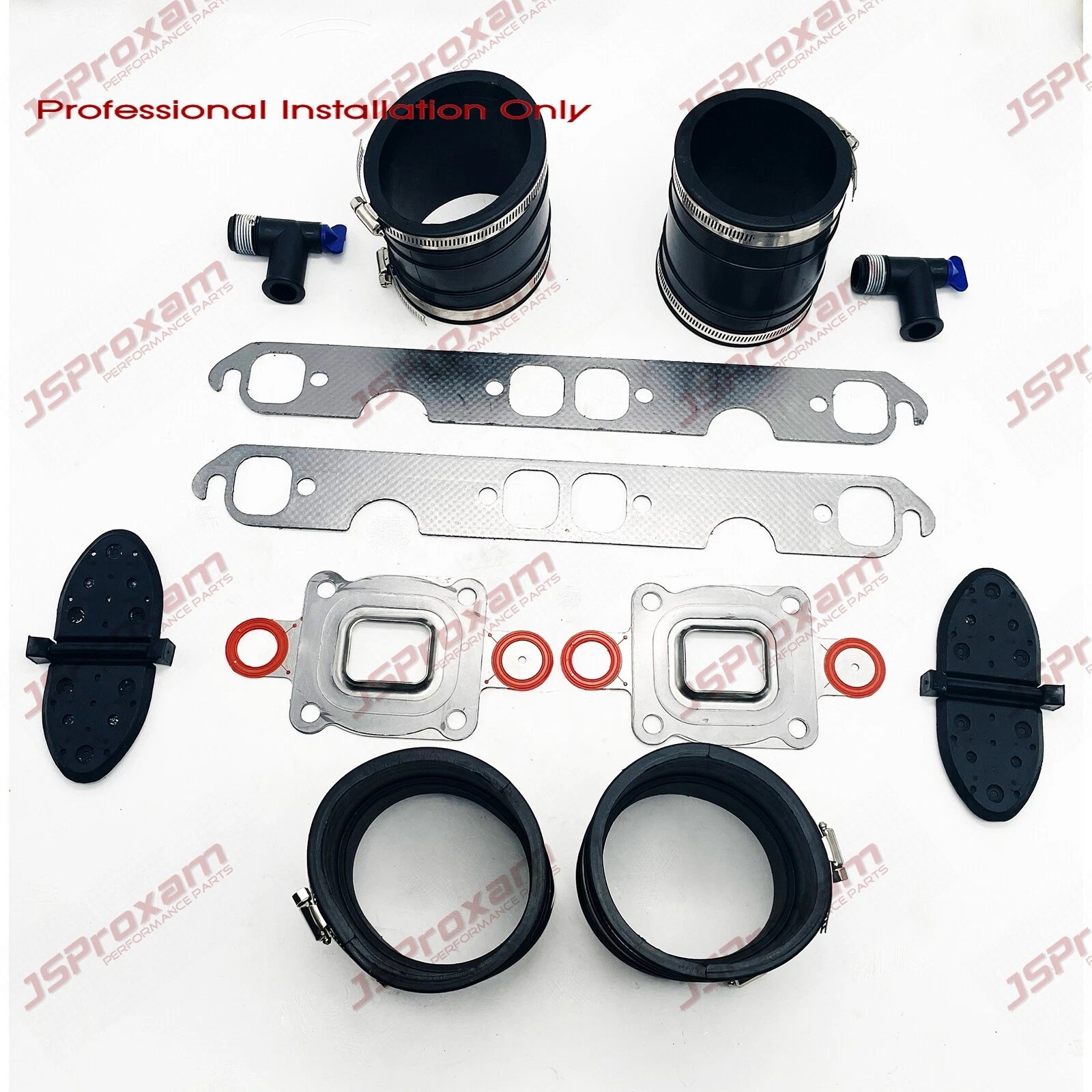 807166A1 Repl Fit MerCruiser GM V8 4" Dry Joint Exhaust Bellows Kit 27-864850A02