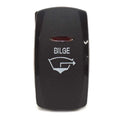 Carling Boat Rocker Switch - 2 Position Black Bilge 20A 12V