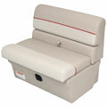 SunCatcher Pontoon Boat Bench Seat Couch 73522492 - Gray Red