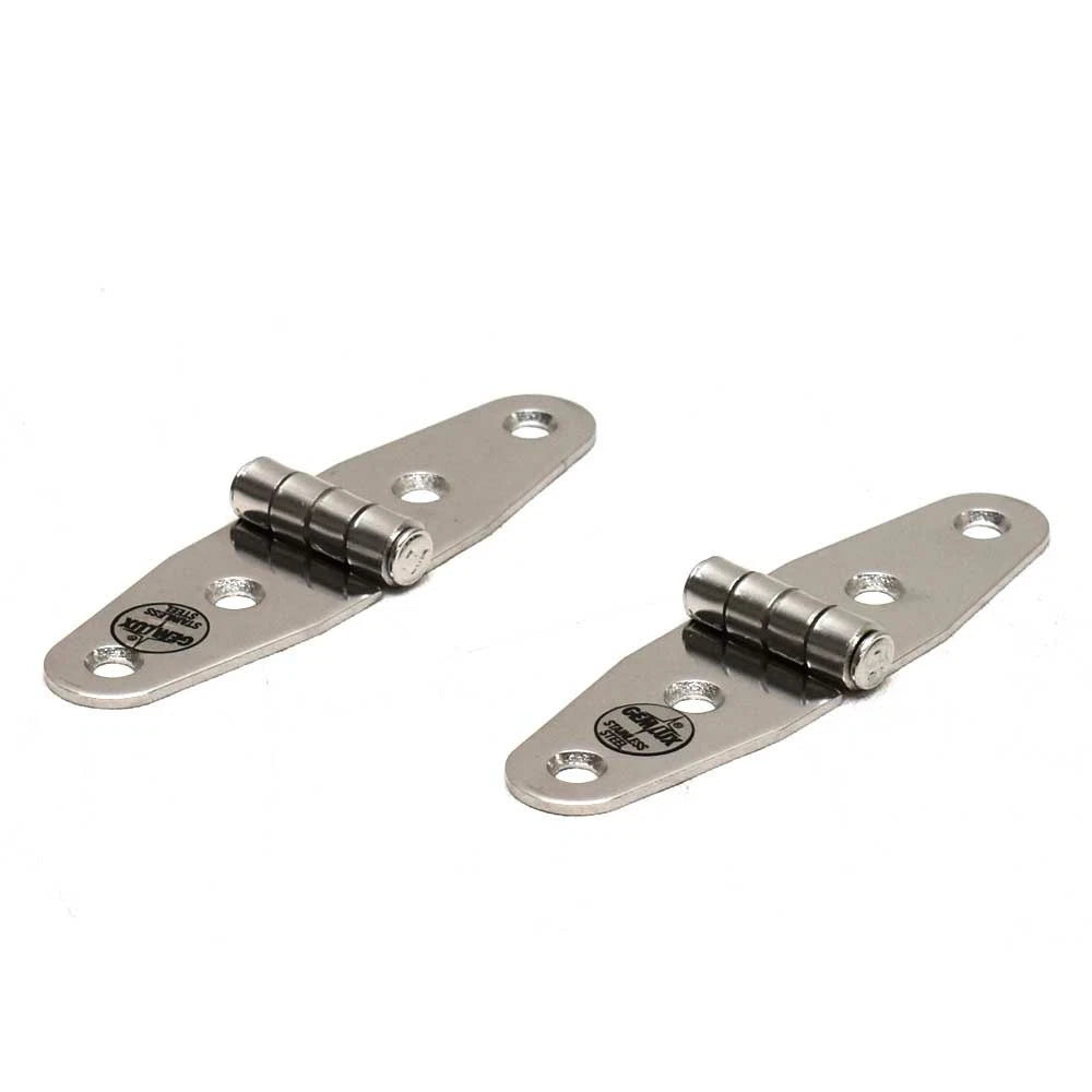 Gemlux Boat Strap Hinges 1173 - Stainless Steel 12 Gauge (pair)
