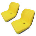 (2) Yellow HIGH BACK Seats for John Deere Gator Military 6x4 M-Gator A1 Utility