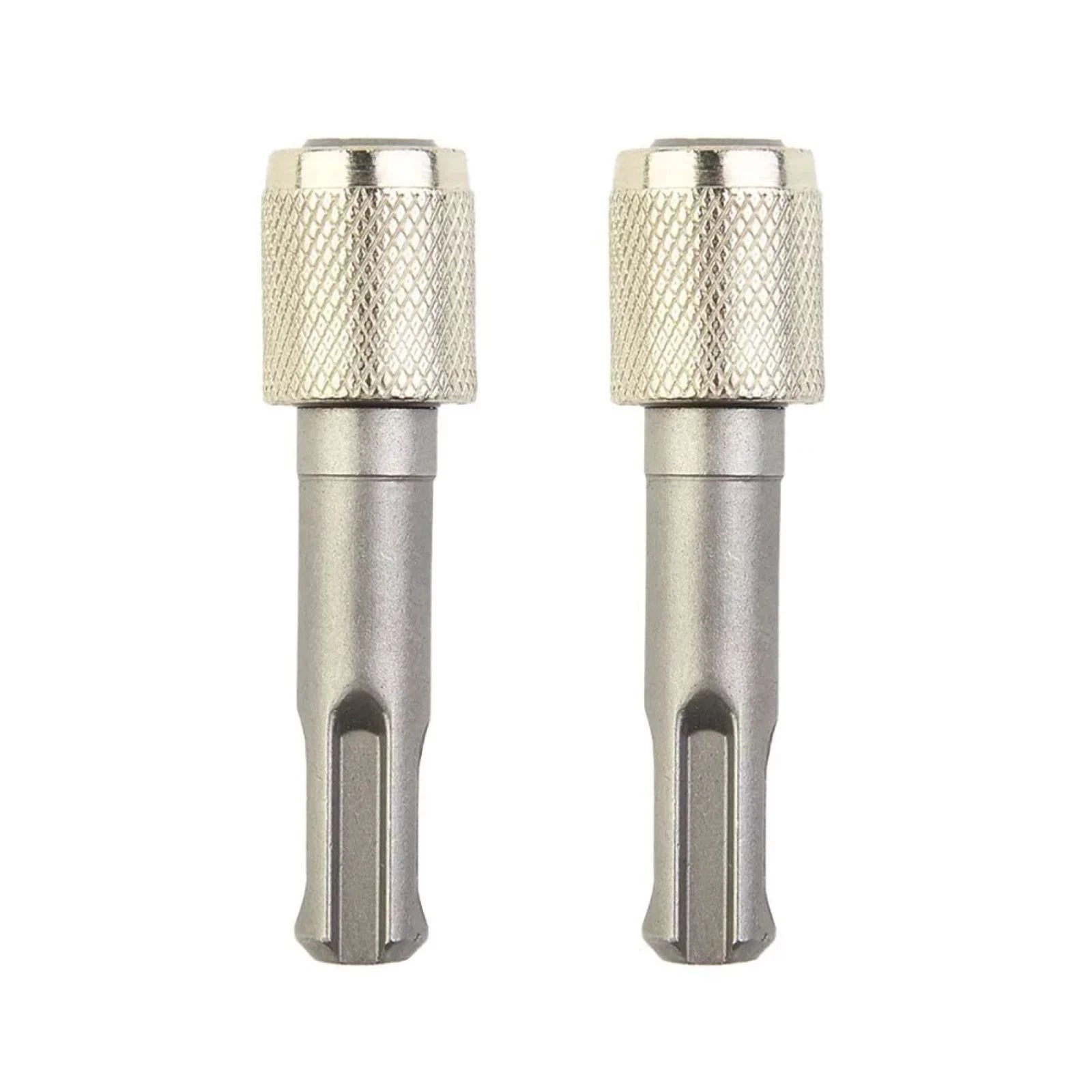 2pcs SDS Socket Adapter 1/4inch Shank Screwdriver Holder Drill Bit Converter