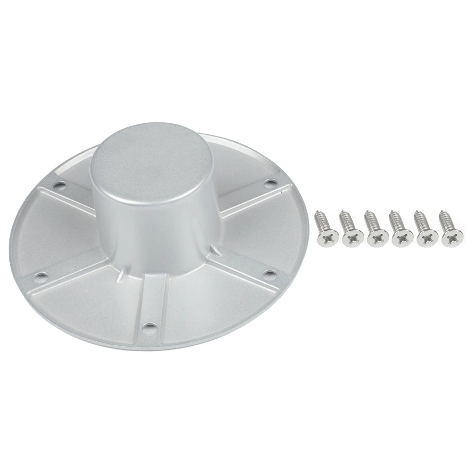 RV Boat Trailer Round Flush Mount Table Leg Base for