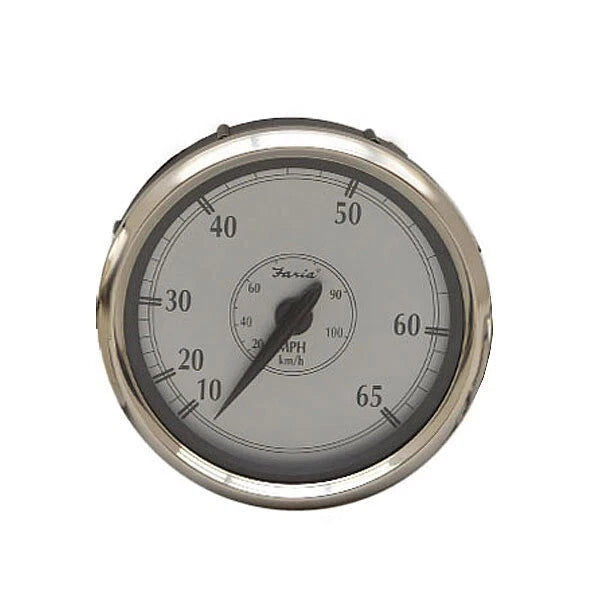 Faria Boat Speedometer Gauge SEK706B - Larson Newport Silver Oversized