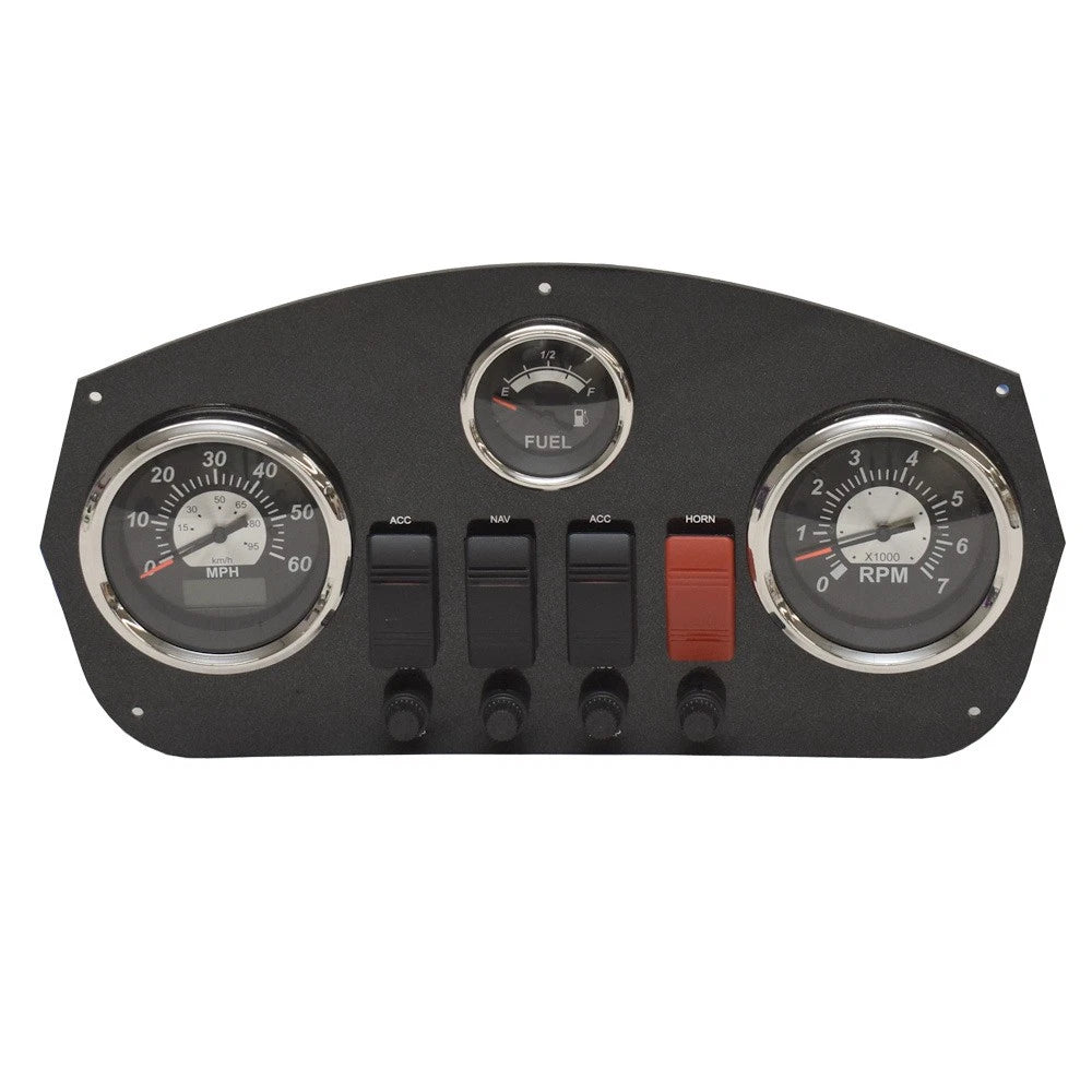 Lowe Boat Dash Gauge Panel 2339628 - VeeThree GPS Speckle Black
