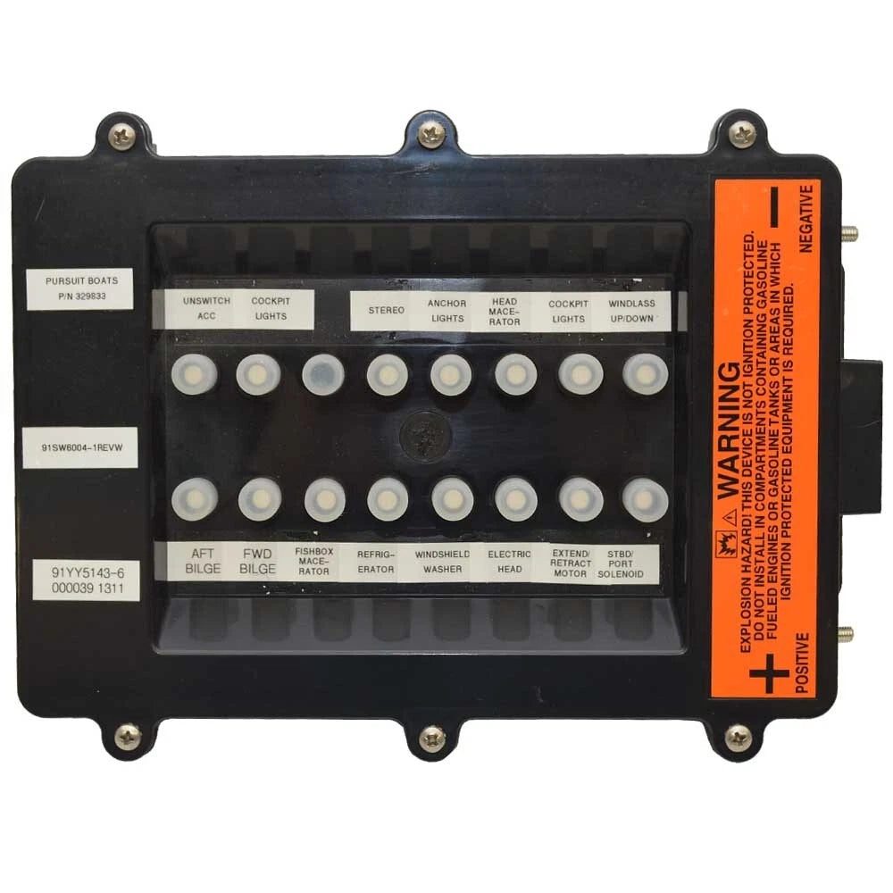 Pursuit Boat Breaker Box 329833 - 10 3/4 X 7 1/2 Inch Black