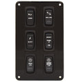 Regal Boat Rocker Switch Panel 424607 - 6-Position Black