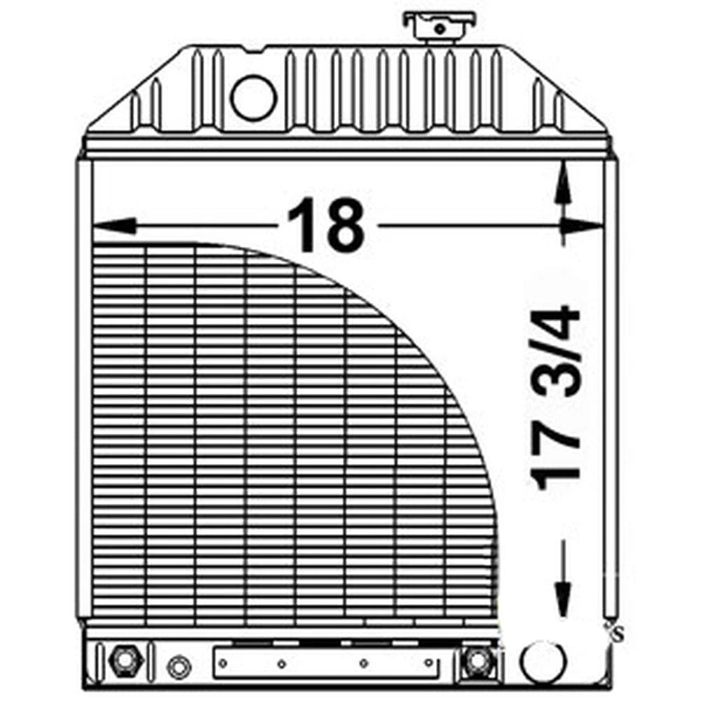 1106-6329 - Radiator Fits Ford/ Holland