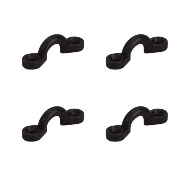 Tracker Boat Bimini Eye Straps - 1 7/8 X 1/2 Inch Plastic (set of 4)