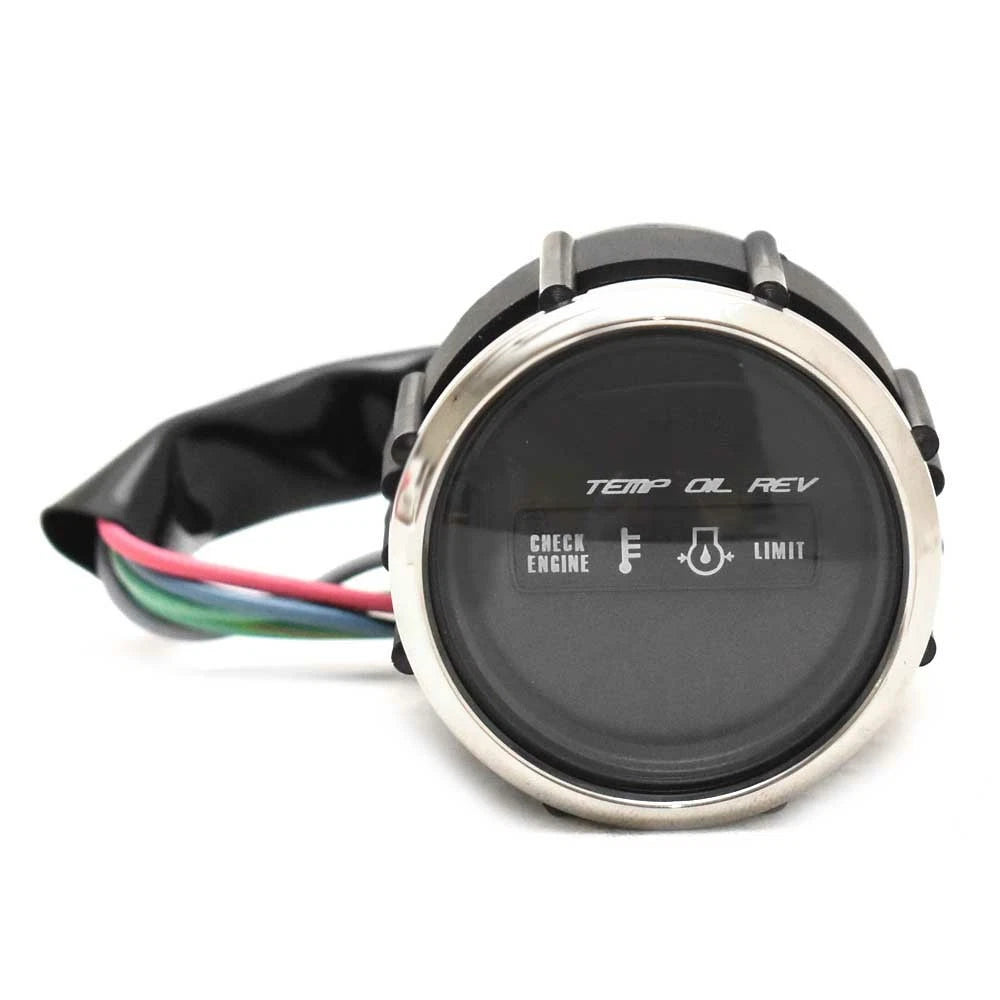 Faria Boat Suzuki Systems Check Gauge GPK109A - 2 Inch Black
