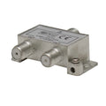 Glomex Boat 2-Way AV Splitter V9147 - Aviara Silver Aluminum