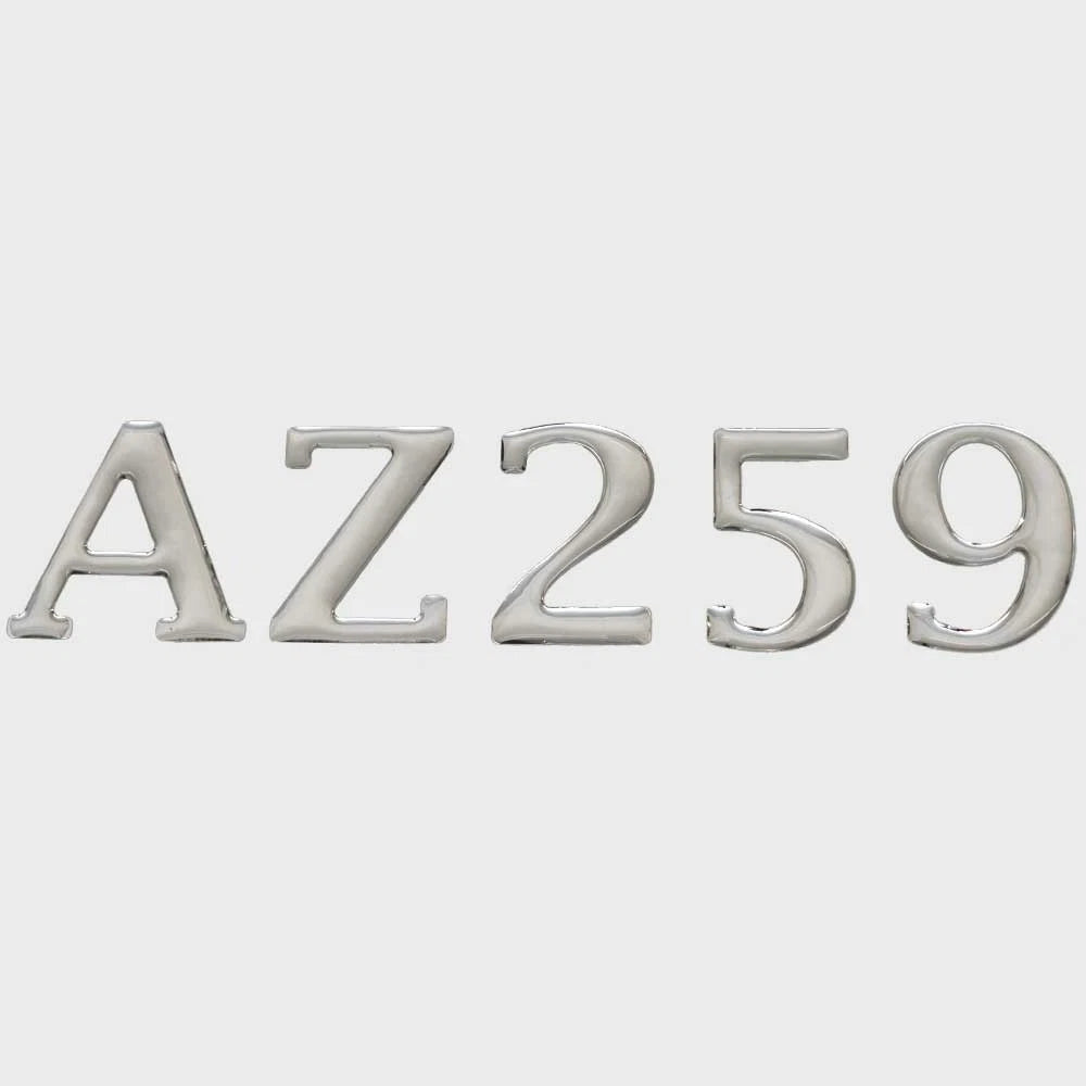 Cruisers Yachts Boat Raised Decal Sticker 100242 - AZ259 Silver
