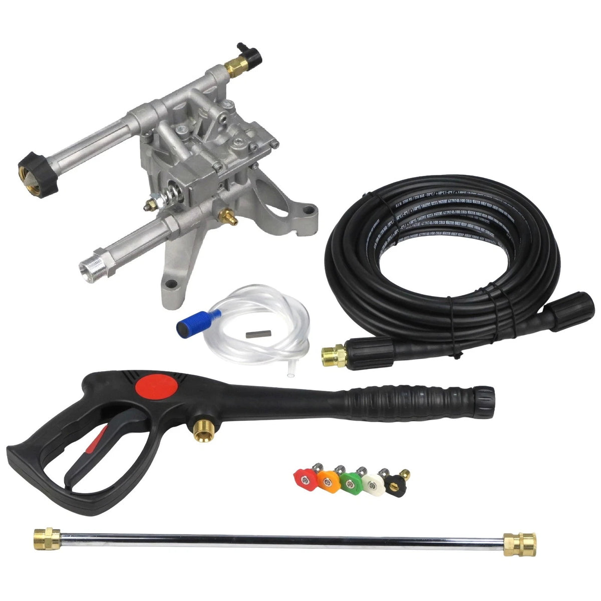 2400 Psi, 7/8" Shaft, Front-Facing Vertical Pressure Washer Pump & Spray Kit