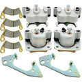 Front Rear Brake Calipers All 4 with Pads for Polaris Ranger XP 900 2016 2017-2019