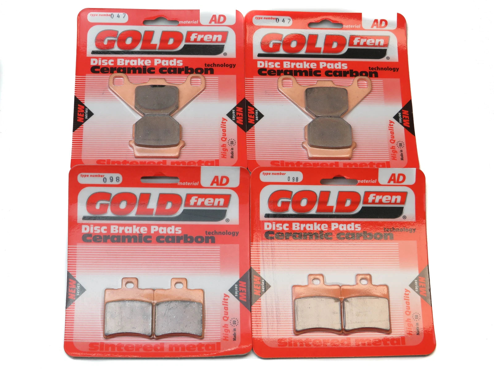 Brake Pads Front & Rear for Quadro 350 S 2013-2015