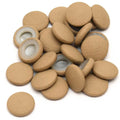 Boat Button Seat Snap Covers - Tan 3/8 Inch (set of 25)
