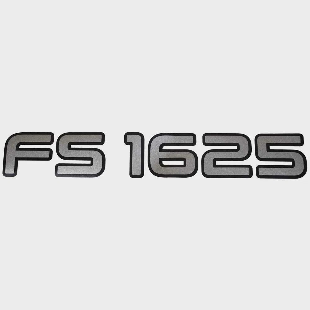 Lowe Boat Sticker Decal 2368837 - FS 1625 Silver - Black Vinyl