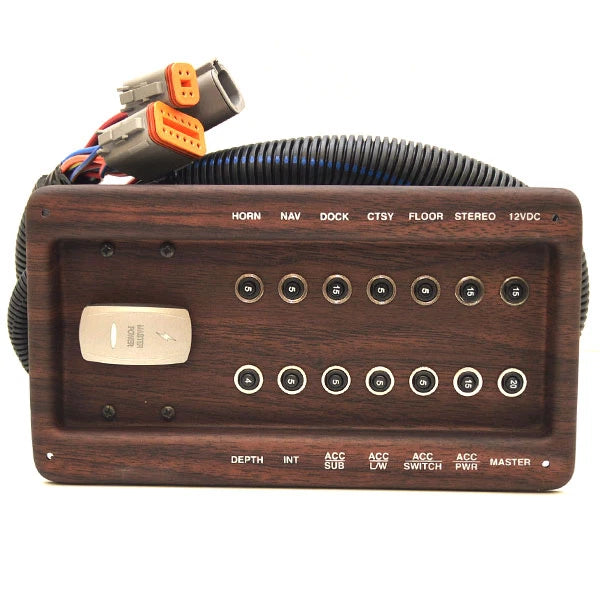 Godfrey Pontoon Boat Breaker Switch Panel 287648 - Aqua Patio Cherry