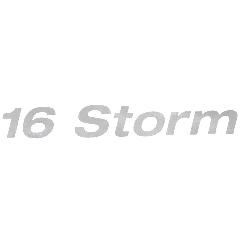 Crestliner Boat Decal 2281093 - 16 Storm Metallic Silver Sticker