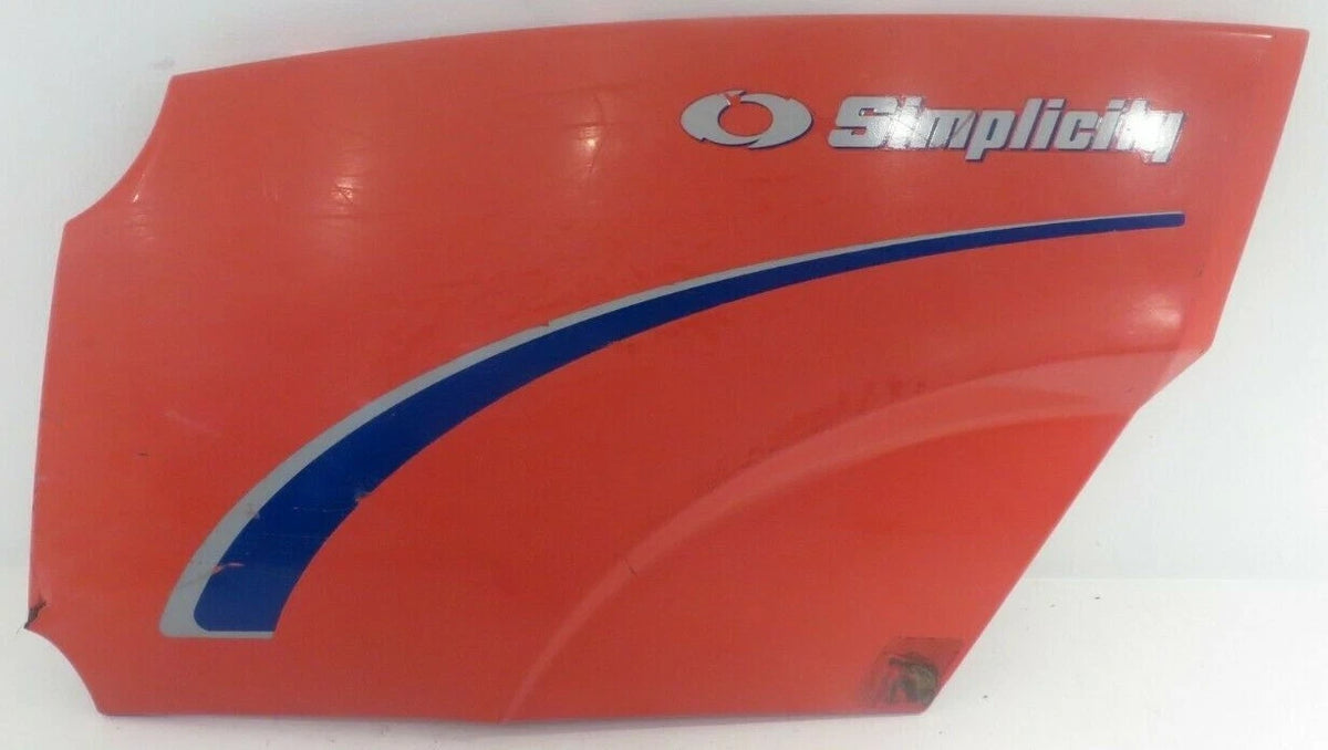 OEM Simplicity Conquest Riding Lawn Mower 1694014 L/H SIDE HOOD PANEL 1721803