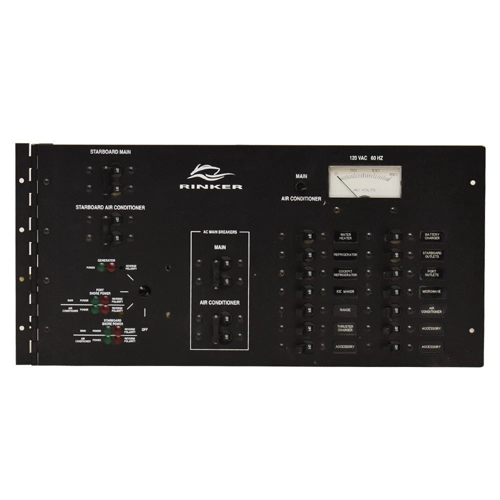 Rinker Boat Breaker Panel 50194 - 120VAC - 60Hz Aluminum